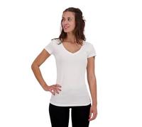 G-STAR Camiseta básica Cuello de Pico para Mujer, Blanco (White D07211-3310-110), XXS