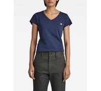 G-Star Para Mujer Top Eyben Slim V-Neck, Azul (sartho blue D21314-4107-6067), XS