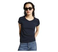 G-STAR Camiseta Eyben Slim V Top 2.0 para Mujer, Azul (Osaka Blue D24533-4107-3873), M