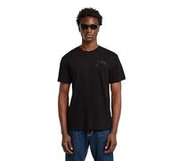 G-STAR Camiseta G-Script para Hombre, Negro (dk black D26823-D976-6484), M