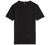 G-Star Camiseta - Hombre Ajustado Doble Paquete Cuello Redondo Negro, Blanco