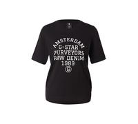 G-STAR Camiseta Text Graphic para Mujer, Negro (dk black D27104-336-6484), M
