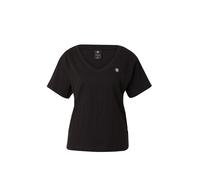 G-Star para Mujer Top Open V-Neck Relaxed, Negro (dk Black D26067-D601-6484), S