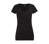 G-STAR Para Mujer Camiseta Base V-Neck Cap, Negro (Black D07211-3310-990), XXL