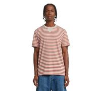 G-Star Camiseta Nifous Stripe para Hombre, Multicolor (Dk Brick/Etruscan Red Stripe D25961-c339-h229), XXL