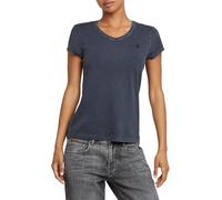 G-STAR Camiseta Overdyed Eyben Slim V-Neck Top 2.0 para Mujer, Azul (Osaka Blue GD D24533-B059-H193), M