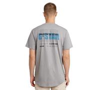G-Star Camiseta para Hombre Lash Back Gr. R T, Gris Grey Alloy D26043-c372-g276, S
