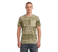 G-STAR Woven Pocket R T Camiseta, Light Toggee Shadow Camo D26048-e041-h175, XS Hombres