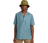 G-STAR Camiseta para Hombre Workwear Resort Regular s, Multicolor (Niagara/Milk D26190-d914-h052), L