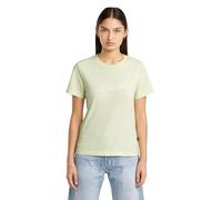 G-STAR Embro Logo R T Wmn Camiseta, Verde Bright Pistache D26248-d101-c450, M Mujeres
