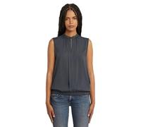 G-STAR Camiseta para Mujer Stand Up Collar, Gris Petrol D24453-d923-860, M