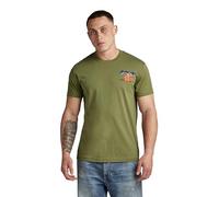 G-Star Camiseta Vest Back Graphic Camisetas Hombre (Pack de 1)