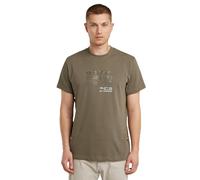 G-Star Camisetas para Hombre Originals R T, Marrón (Turf D26044-c336-273), S