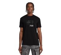G-STAR Originals R T Camiseta, Negro Dk Black D26044-c336-6484, S Hombres