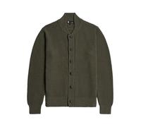 G-STAR Cárdigan con estructura de nido de abeja para Hombre, Gris (asfalt D27108-D631-995), L