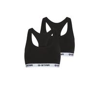 S Paquete de 2 Braletes Racerback - Negro - Mujer