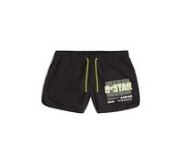 G-STAR Carnic Graphic Swimshort Swim Trunks, Negro Dk Black D26206-a505-6484, XS Hombres