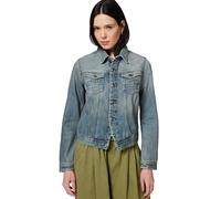 G-STAR Chaqueta Pitched Hem Slim para Mujer, Azul (vintage gold digger D27939-D788-H117), XL