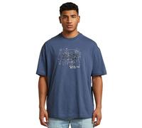 L Camiseta Coord Graphic Relaxed - Azul intermedio - Hombre