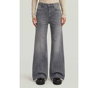 G-Star Deck Ultra High Wide Leg Jeans Grey Talla: W29L32 | Pantalones Outlet | Mujer | Gris