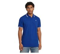 G-STAR para Hombre Polo Dunda Slim Stripe, Azul (Pilot D17127-5864-1235), XL