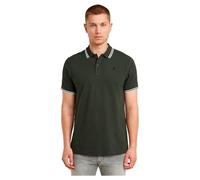 G-STAR Dunda Slim Stripe Polo para Hombre, Gris (Asfalt D17127-5864-995), M