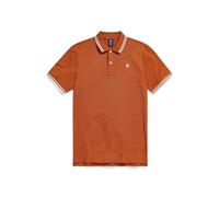 G-Star Para Hombre Polo Dunda Slim Stripe , Naranja (rooibos tea D17127-5864-G052), S