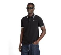 G-STAR Dunda Slim Stripe Polo para Hombre, Negro (Dk Black D17127-5864-6484), L