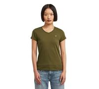 G-STAR Eyben Slim V-Neck Top 2.0 para Mujer, Verde Dark Olive D24533-4107-c744, L