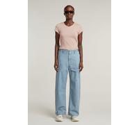 G-Star Eyben Slim V T 2.0 Liquid Pink Talla: M | Camisetas de Seda Outlet | Mujer | Rosa