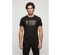 G-Star Faded R T S/s Dk Black Talla: XXL | Camisetas con Decoración Impresa Outlet | Hombre | Negro