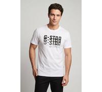 G-Star Faded R T Ss White Talla: XL | Camisetas con Decoración Impresa Outlet | Hombre | Blanco