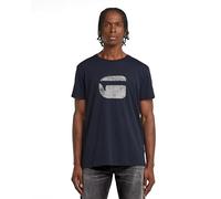 G-STAR Finger Print Burger R T Camiseta, Azul (Salute D26041-c506-c742), XS Hombres