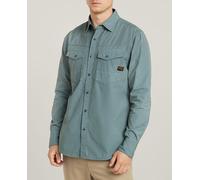 G-STAR Para Hombre Camisa Dakota Slim, Gris (Bolt Grey GD D25223-D385-H044), M
