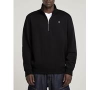 G-STAR Para Hombre Sudadera Premium Core Half Zip, Negro (dk Black D26459-C235-6484), L