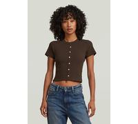 G-Star Heritage Hardware Baby R T Brown Talla: M | Camisetas de Seda Outlet | Mujer | Marrón