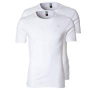 G-STAR Paquete De Dos Camisetas Base para Hombre, Blanco (White D07205-124-110), XS