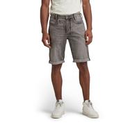 G-Star, Hombre, Shorts, D-Staq 3D short, Burten black stretch denim, Gris W38