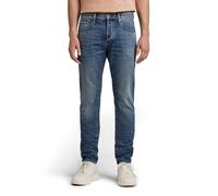 G-Star, Hombre, Vaqueros, 3301 Slim, Burten Stretch Denim, Azul W29 L32