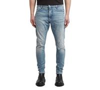 G-STAR Hombres D-Staq 3D Slim Jeans, Multicolor Vintage Antalya Blue Destroyed D05385-e106-h541, 33W / 34L