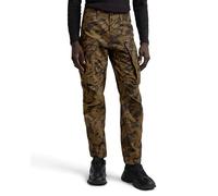 G-STAR Hombres Rovic Zip 3D Regular Tapered Pants, Multicolor (Shadow Olive Island Camo D02190-d553-g739), 34W / 36L