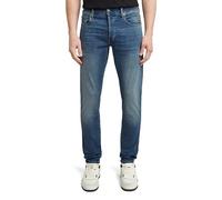 G-STAR Jeans 3301 Slim para Hombre, Azul (vintage medium aged 51001-8968-2965), 33W / 32L