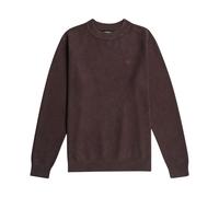 G-star - Jersey de punto con cuello redondo lavado - Knitwear - Hombre - Marrón - L -