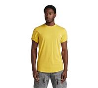G-STAR Lash Overdeyed T-Shirt, Camiseta Hombre, Amarillo (Dk Lemon GD D16396-2653-g388), S