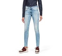 G-STAR Lynn Mid Skinny Jeans, Vaqueros para Mujer, Azul (sun faded blue D06746-8968-A587), 24W / 34L