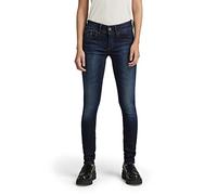 G-STAR Lynn Mid Waist Skinny Jeans Mujer, Azul (Medium Aged 60885-6131-071), 32W / 30L
