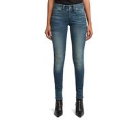 G-STAR Lynn Mid Waist Skinny Jeans Mujer, Azul (Medium Aged 60885-6550-071), 26W / 32L