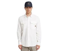 G-STAR Marine Slim Long Sleeve Shirt, Camisetas para Hombre, Beige (Milk GD D24963-D454-C073), M