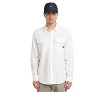G-STAR Marine Slim Long Sleeve Shirt, Camisetas para Hombre, Beige (Milk GD D24963-D454-C073), XXL