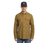 G-STAR Marine Slim Long Sleeve Shirt, Camisetas para Hombre, Marrón (Dk Fawn GD D24963-D454-B570), XL